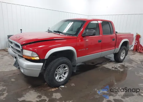 2002 Dodge Dakota Slt z USA, uszkodzony, nr VIN 1B7HG48NX2S537763